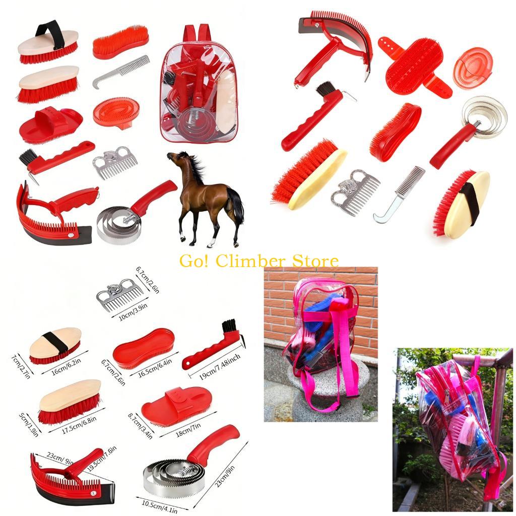 Grooming Kit Horse - Q84C Horse Shedding Grooming Massaging Tool