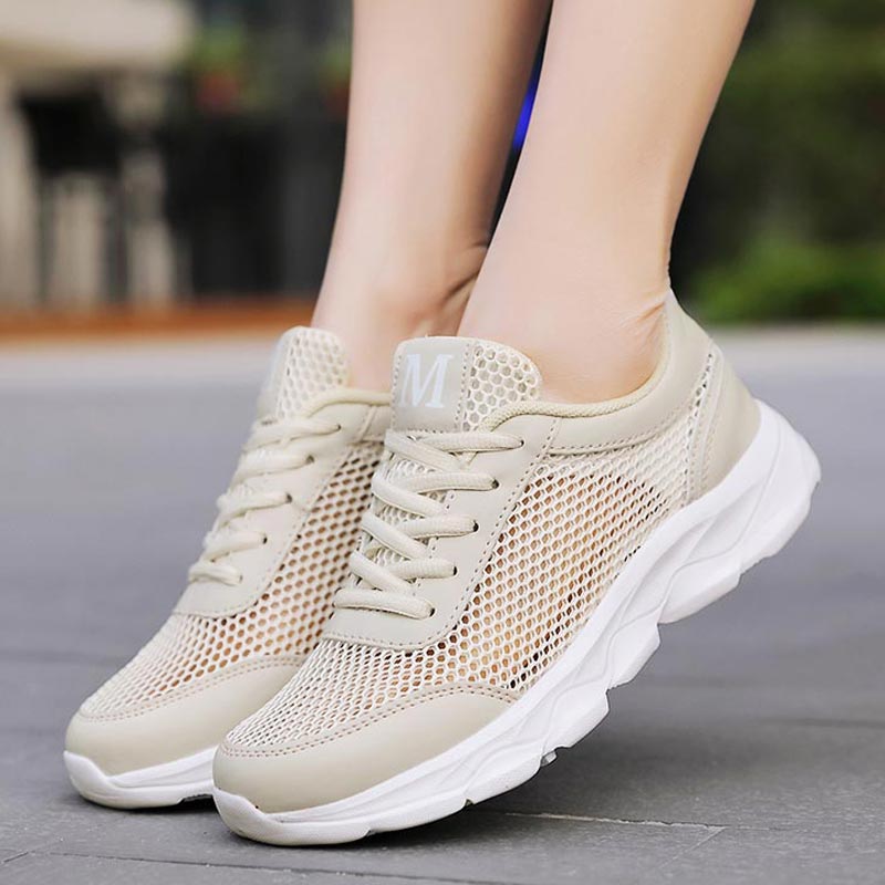Outdoor Sport Outlet - Summer Breathable Sneakers Women Mesh Women's