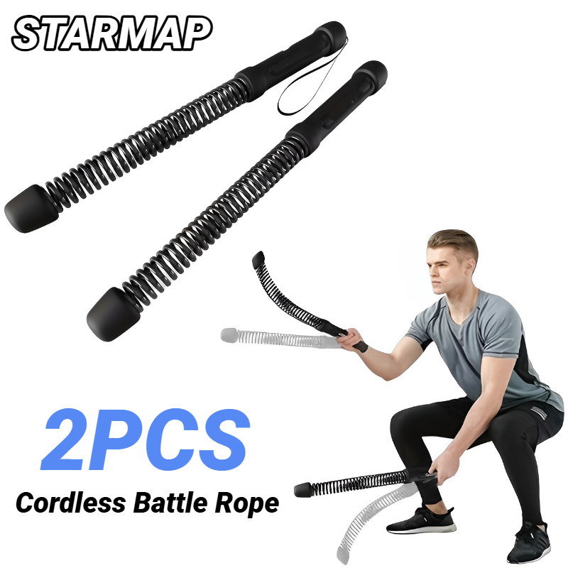 Outdoor Sport Jas - Portable Quiet Weighted Cordless Battle Ropes