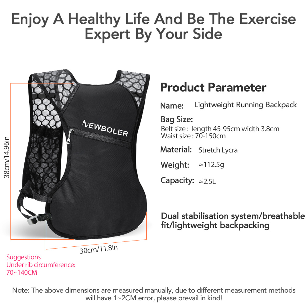 NEWBOLER Outdoor Trail Running - огляд і ціна Trail Running Vest
