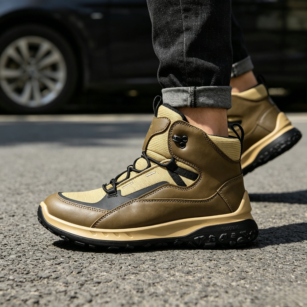 High Top Leather Shoes Men Lux - огляд і ціна Outdoor Sport Brand Shoes