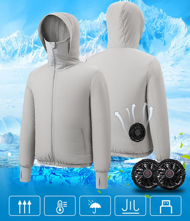 Summer Sport Fan Air Condition - огляд і ціна Outdoor Sport Brand Jacket