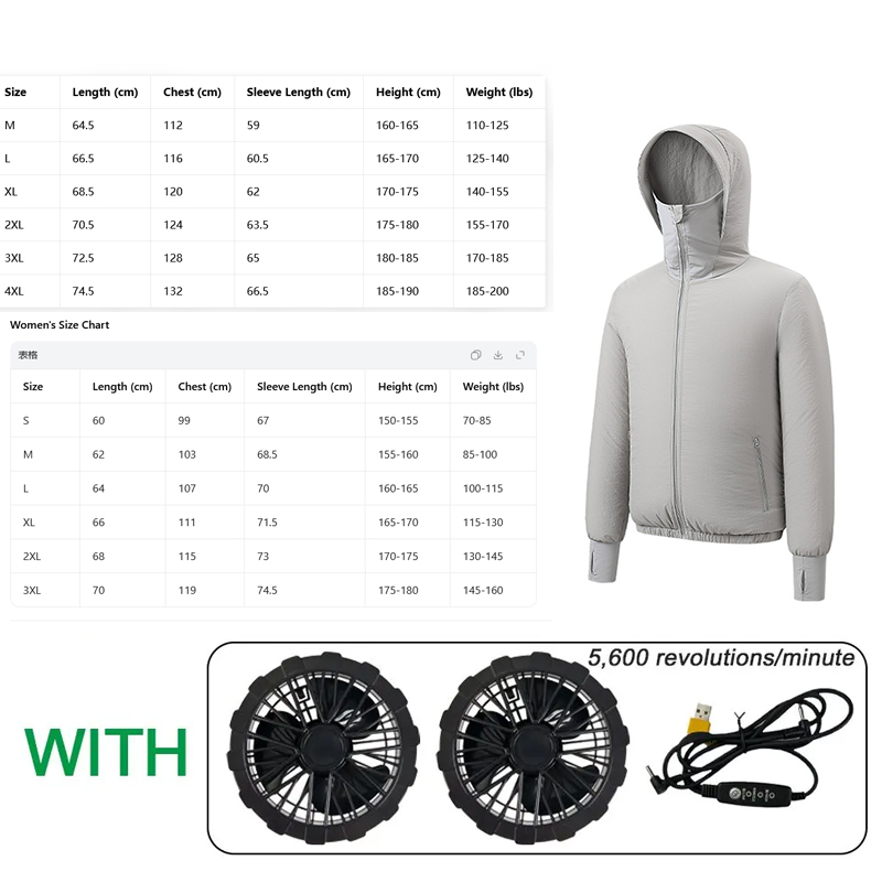 Summer Sport Fan Air Condition - огляд і ціна Outdoor Sport Brand Jacket