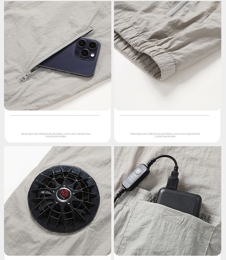 Summer Sport Fan Air Condition - огляд і ціна Outdoor Sport Brand Jacket