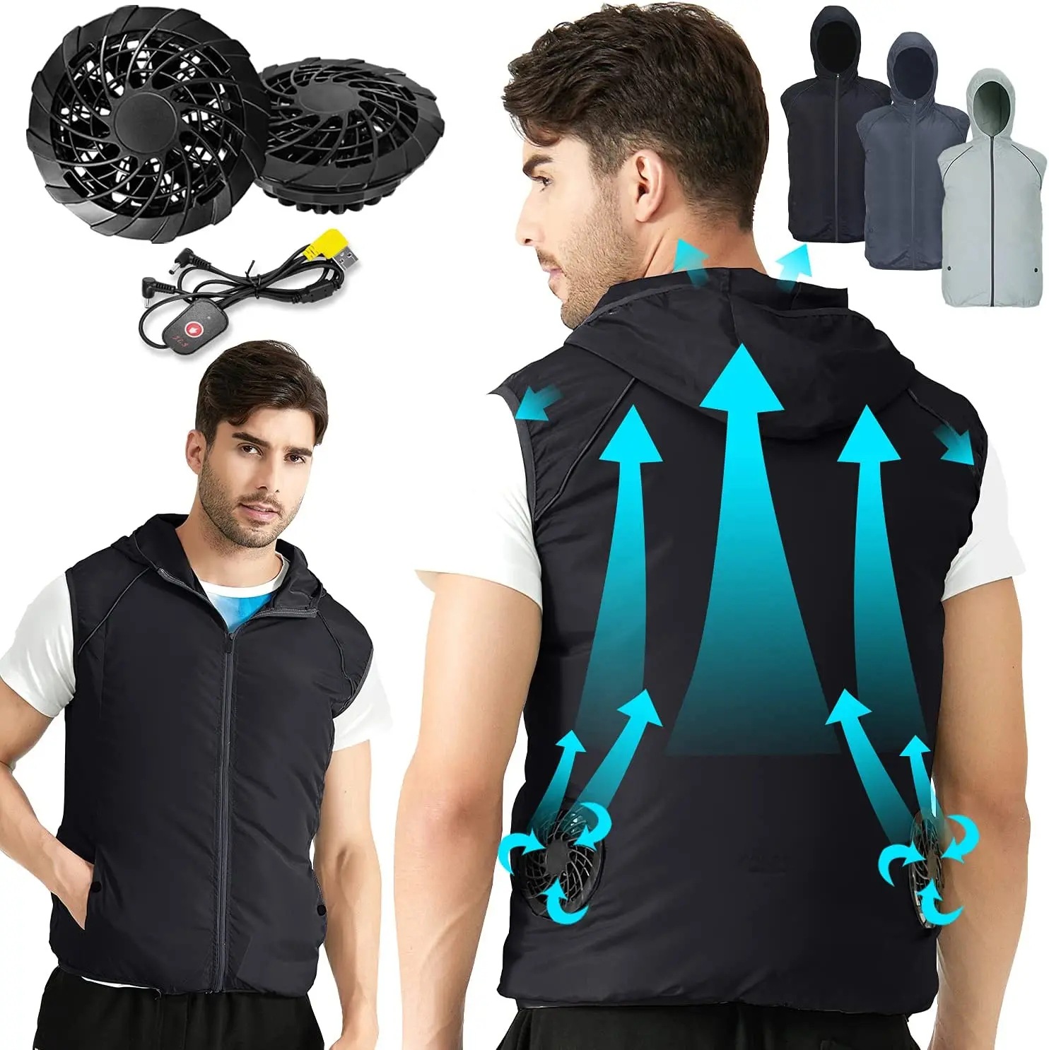 Summer Sport Fan Air Condition - огляд і ціна Outdoor Sport Brand Jacket