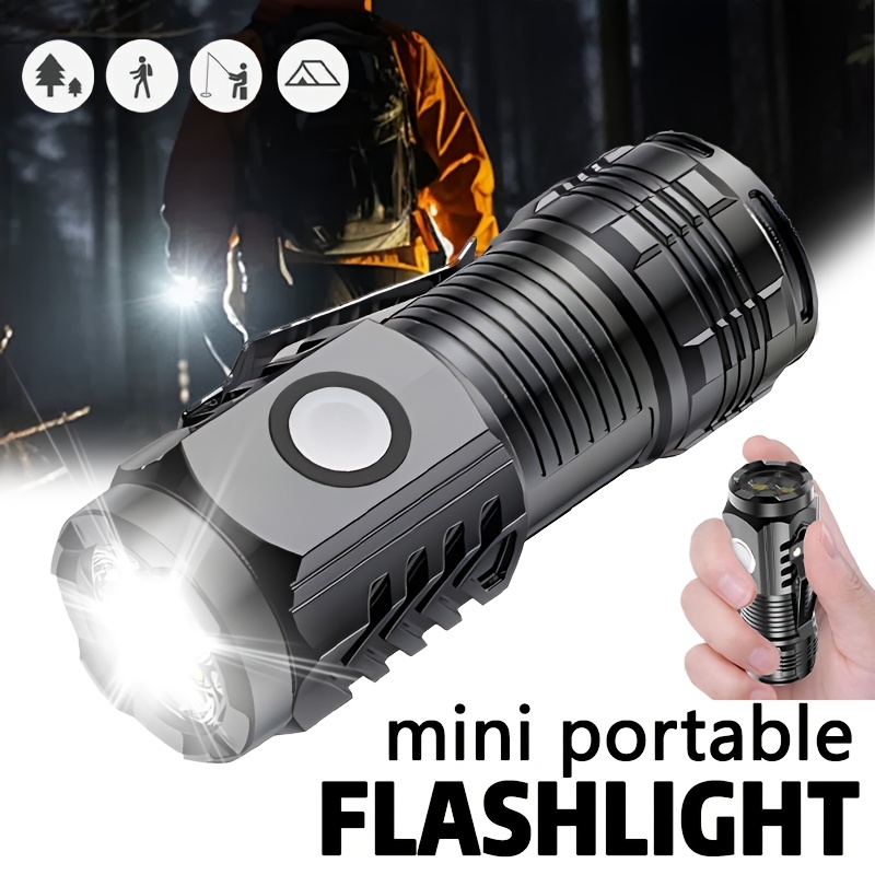 Mini 3LED Flashlight With Pen  - огляд і ціна Outdoor Spotlight
