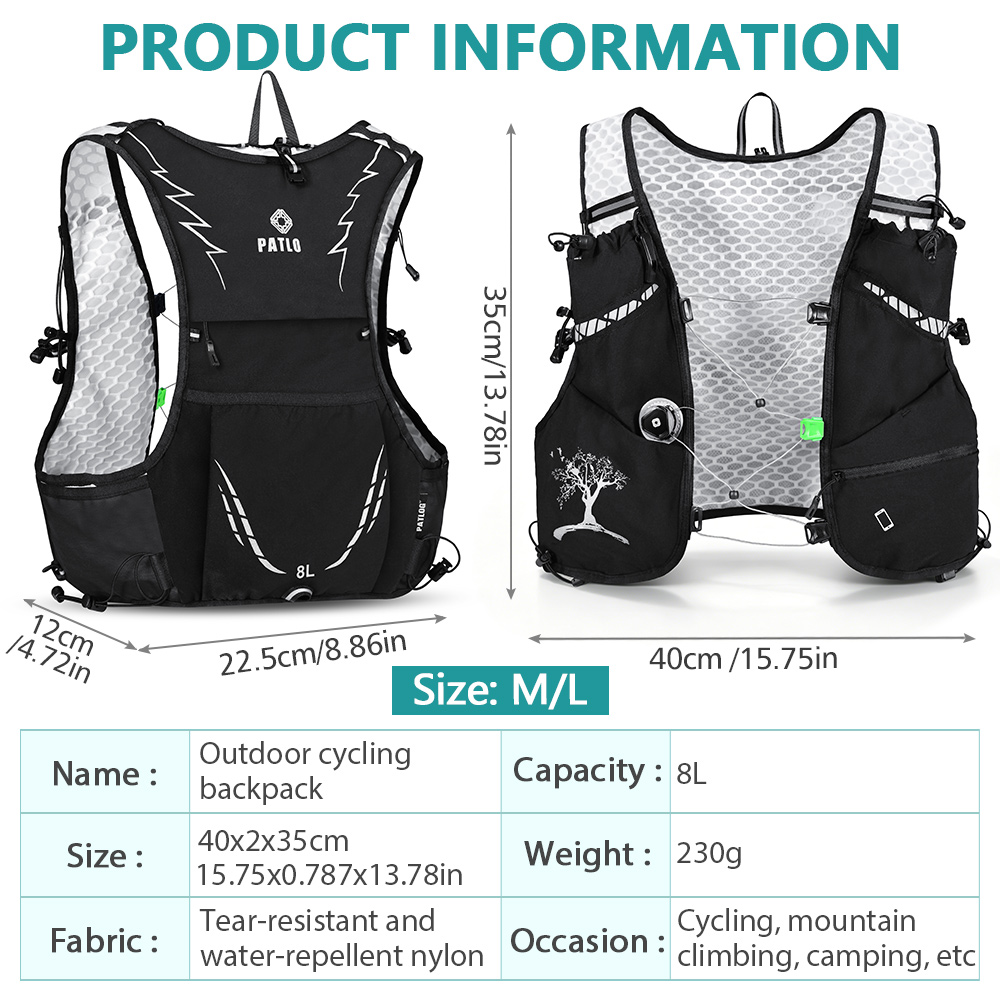 2026 New 8L Outdoor Trail Runn - огляд і ціна Trail Running Vest