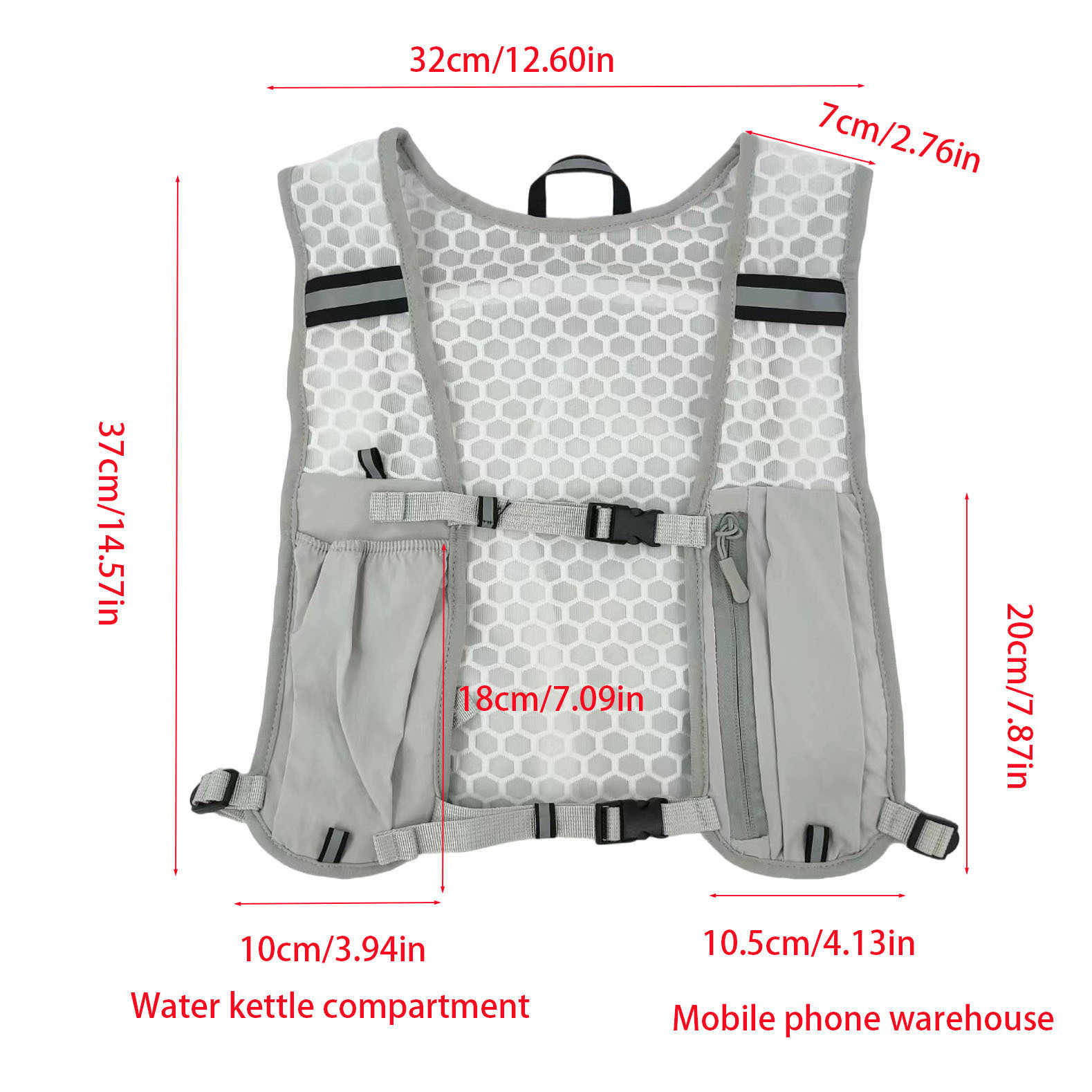 Running Vest Unisex Water-Resi - огляд і ціна Trail Running Vest