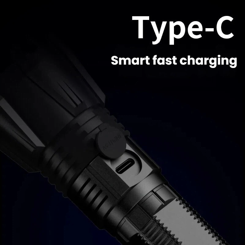 High-power P90 LED Flashlight  - огляд і ціна Outdoor Spotlight