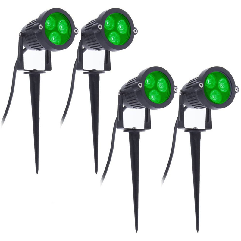 4Pcs LED Garden Lights 3W 220V - огляд і ціна Outdoor Spotlight