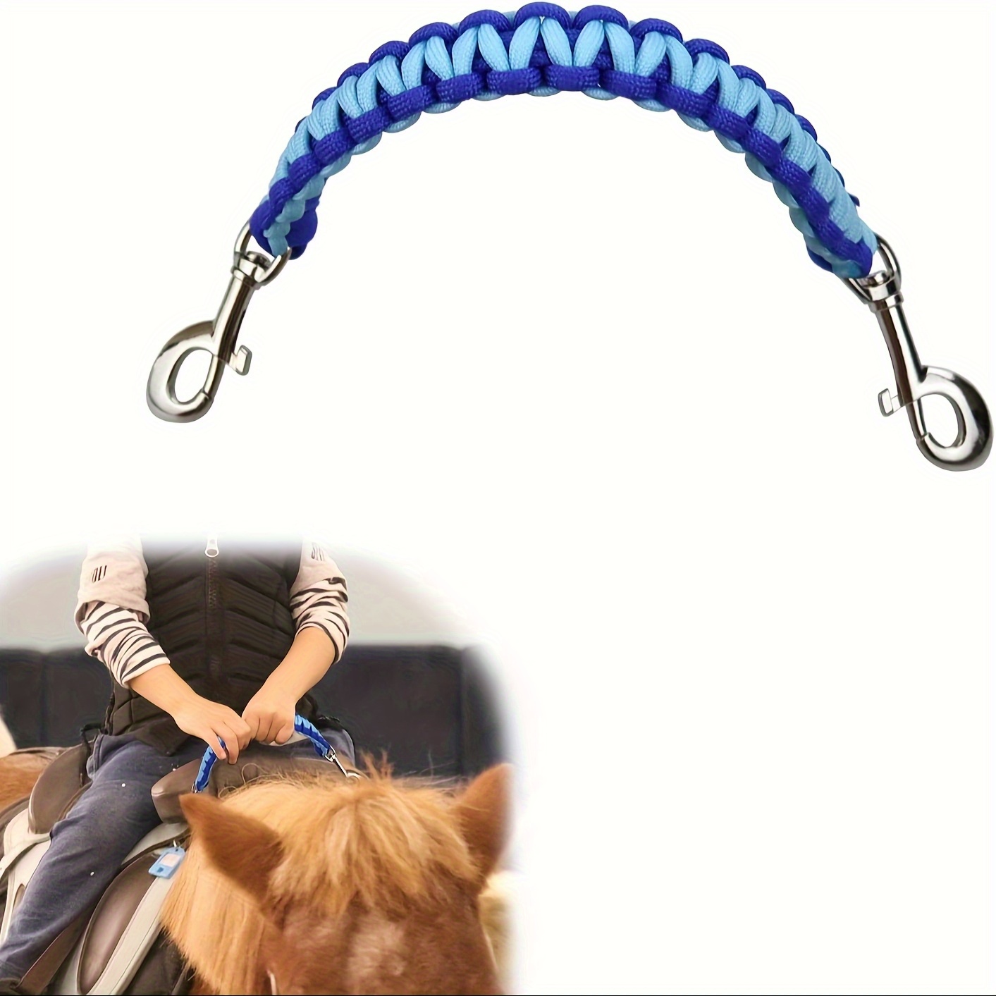1-Pack Blue Nylon Saddle Balan - огляд і ціна Grooming Kit Horse