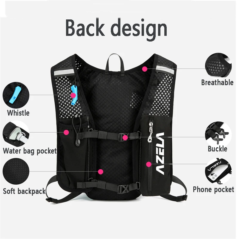 5L Running Hydration Vest Back - огляд і ціна Trail Running Vest