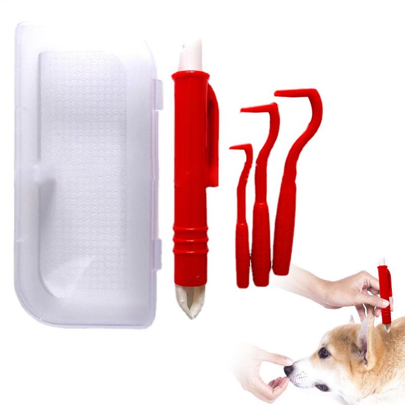 4Pcs/set Pet Tick Remover Kit  - огляд і ціна Grooming Kit Horse