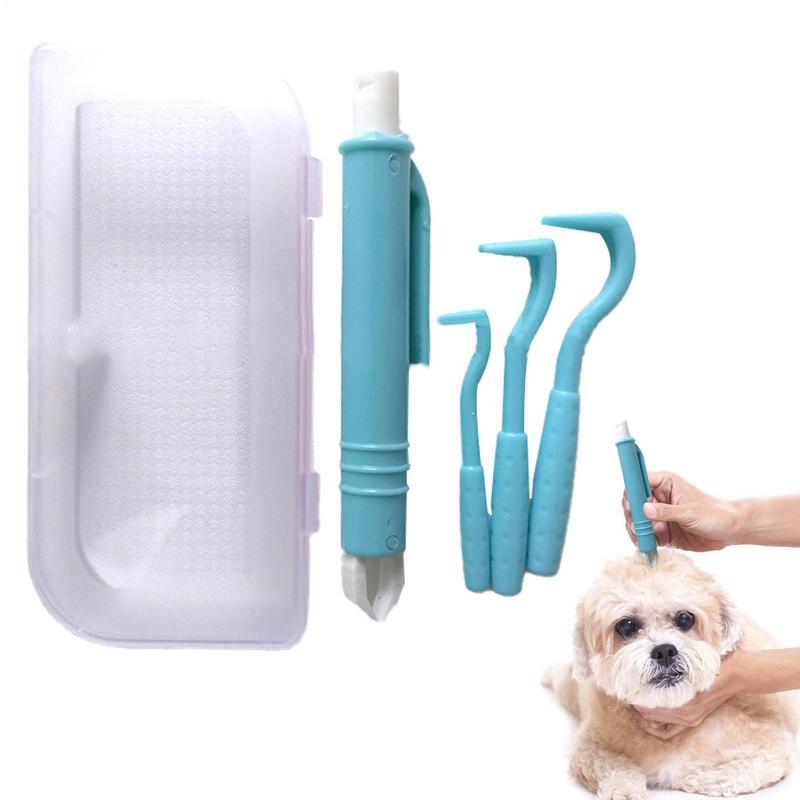4Pcs/set Pet Tick Remover Kit  - огляд і ціна Grooming Kit Horse